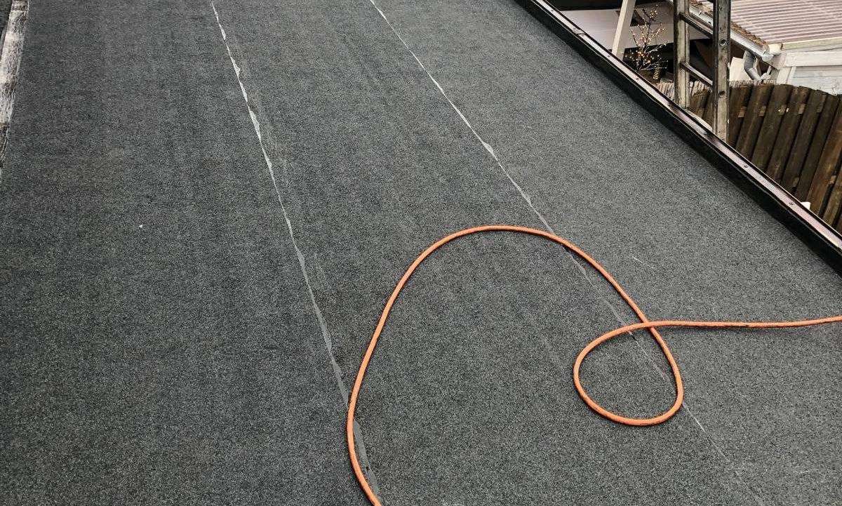 Nieuw bitumen dak aangelegd in Boskoop